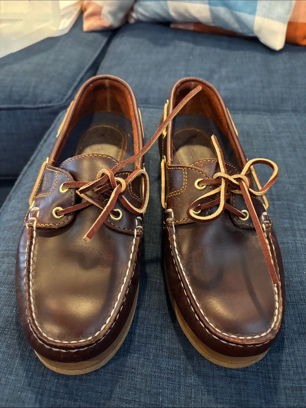 Timberland Brown Leather Women’s Boat Loafers